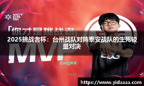 2025挑战者杯：台州战队对阵泰安战队的生死较量对决